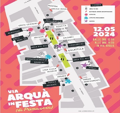 Via Arquà in festa (di primavera)